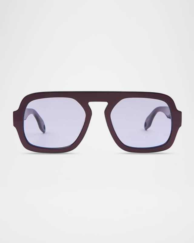 Jane Acetate Aviator Sunglasses